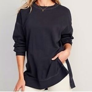 Old Navy Oversized Boyfriend Tunic Sweatshirt